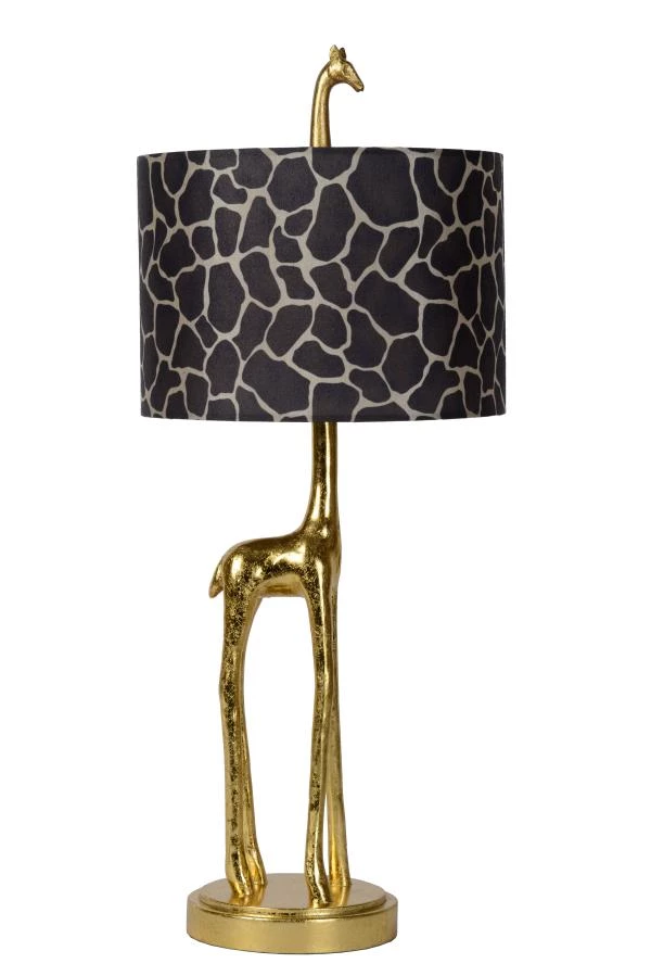 Lucide EXTRAVAGANZA MISS TALL - Table lamp - Ø 25 cm - 1xE27 - Matt Gold / Brass - turned off